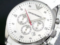  Shop Authentic Emporio Armani Sport Chronograph White Dial White Silicone Strap Watch For Men - AR5859 - Luxxuri