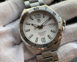 Shop Authentic Tag Heuer Formula 1 Calibre 5 Automatic White Dial Silver Steel Strap Watch for Men - WAZ2114.BA0875 - Luxxuri