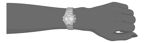  Shop Authentic Guess Fusion Chronograph Crystals Silver Dial Silver Steel Strap Watch For Women - GW0552L1 - Luxxuri