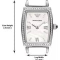  Shop Authentic Emporio Armani Gianni T-Bar Quartz White Dial Silver Steel Strap Watch For Women - AR11405 - Luxxuri