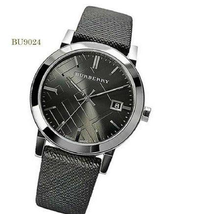  Shop Authentic Burberry Heritage Grey Dial Black Leather Strap Watch for Men - BU9024 - Luxxuri