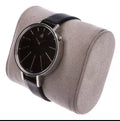  Shop Authentic Calvin Klein Equal Black Dial Black Leather Strap Watch for Women - K3E231C1 - Luxxuri