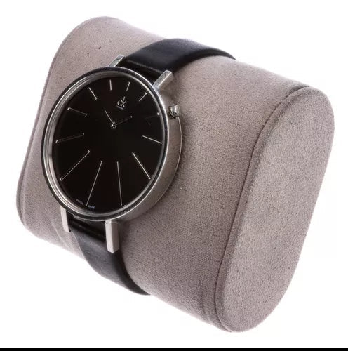  Shop Authentic Calvin Klein Equal Black Dial Black Leather Strap Watch for Women - K3E231C1 - Luxxuri