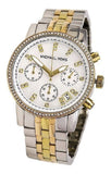  Shop Authentic Michael Kors Ritz White Dial Two Tone Steel Strap Watch for Women - MK5650 - Luxxuri