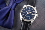  Shop Authentic Tissot Gentleman Powermatic 80 Silicium Blue Dial Black Leather Strap Watch For Men - T127.407.16.041.01 - Luxxuri