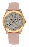  Shop Authentic Guess Wonderlust Beige Dial Pink Leather Strap Watch for Women - W1065L1 - Luxxuri