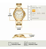  Shop Authentic Michael Kors Camille Chronograph White Dial Gold Steel Strap Watch For Women - MK7270 - Luxxuri