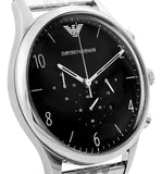  Shop Authentic Emporio Armani Beta Chronograph Black Dial Steel Strap Watch For Men - AR1863 - Luxxuri
