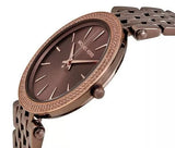  Shop Authentic Michael Kors Darci Quartz Brown Dial Brown Steel Strap Watch For Women - MK3416 - Luxxuri