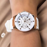  Shop Authentic Guess Athena White Dial White Rubber Strap Watch For Women - GW0030L3 - Luxxuri