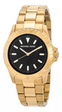  Shop Authentic Michael Kors Everest Three-Hand Black Dial Gold Steel Strap Watch For Men - MK9078 - Luxxuri