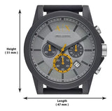  Shop Authentic Armani Exchange Outerbanks Chronograph Grey Dial Grey Silicone Strap Watch For Men - AX7123 - Luxxuri