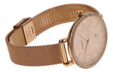  Shop Authentic Fossil Jacqueline Quartz Rose Gold Dial Rose Gold Mesh Strap Watch for Women - ES4628 - Luxxuri