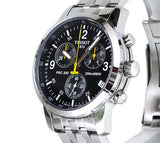  Shop Authentic Tissot T Sport PRC200 Chronograph Black Dial Silver Steel Strap Watch for Men - T17.1.586.52 - Luxxuri