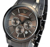  Shop Authentic Emporio Armani Classic Chronograph Grey Dial Grey Steel Strap Watch For Men - AR2454 - Luxxuri