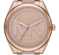  Shop Authentic Michael Kors Janelle Three Hand Rose Gold Dial Two Tone Steel Strap Watch For Women - MK7135 - Luxxuri