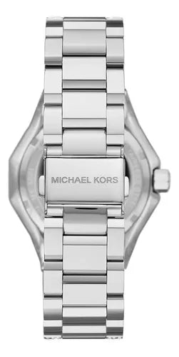 Michael Kors Raquel Three Hand Crystals Silver Dial Silver Steel Strap Watch For Women - MK4691