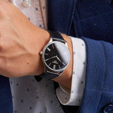  Shop Authentic Tissot T Classic Bridgeport Black Dial Black Leather Strap Watch For Men - T097.410.16.058.00 - Luxxuri