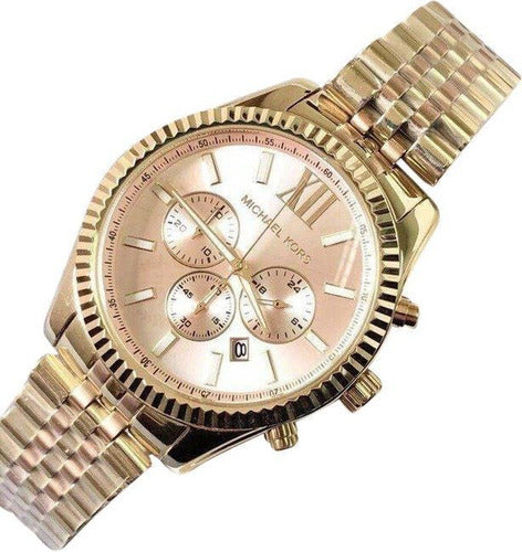  Shop Authentic Michael Kors Lexington Gold Dial Gold Steel Strap Watch for Women - MK6473 - Luxxuri