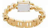  Shop Authentic Michael Kors Chain Lock Analog Crystals Silver Dial Gold Steel Strap Watch for Women - MK4809 - Luxxuri
