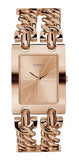  Shop Authentic Guess Mod Heavy Metal Rose Gold Dial Rose Gold Steel Strap Watch For Women - W1117L3 - Luxxuri