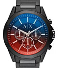  Shop Authentic Armani Exchange Drexler Chronograph Black Dial Black Steel Strap Watch For Men - AX2615 - Luxxuri