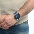  Shop Authentic Guess Genesis Multi Function Analog Blue Dial Blue Rubber Strap Watch For Men - W1254G1 - Luxxuri