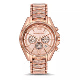 Shop Authentic Michael Kors Whitney Chronograph Rose Gold Dial Rose Gold Steel Strap Watch For Women - MK6730 - Luxxuri