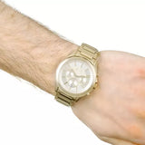  Shop Authentic Armani Exchange Drexler Chronograph Gold Dial Gold Steel Strap Watch For Men - AX2602 - Luxxuri