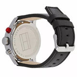  Shop Authentic Tommy Hilfiger Trent Multifunction White Dial Black Leather Strap Watch for Men - 1791138 - Luxxuri