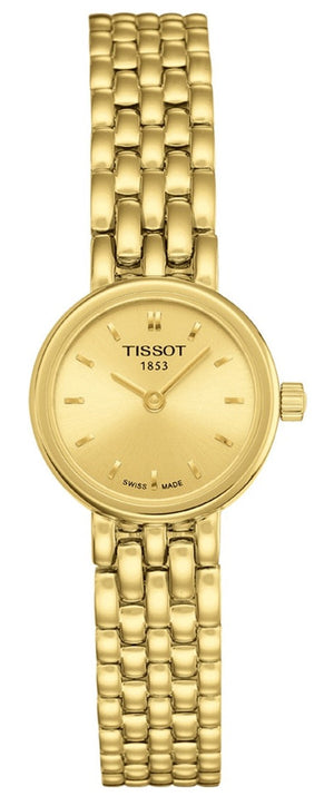 Shop Authentic Tissot Lovely Gold Dial Gold Steel Strap Watch For Women - T058.009.33.021.00 - Luxxuri
