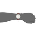  Shop Authentic Daniel Wellington Classic St Mawes White Dial Brown Leather Strap Watch For Men - DW00100021 - Luxxuri