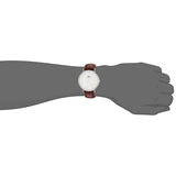 Shop Authentic Daniel Wellington Classic St Mawes White Dial Brown Leather Strap Watch For Men - DW00100021 - Luxxuri