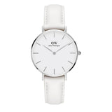  Shop Authentic Daniel Wellington Petite Bondi White Dial White Leather Strap Watch For Women - DW00100190 - Luxxuri