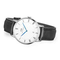  Shop Authentic Daniel Wellington Dapper Sheffield White Dial Black Leather Strap Watch For Men - DW00100088 - Luxxuri