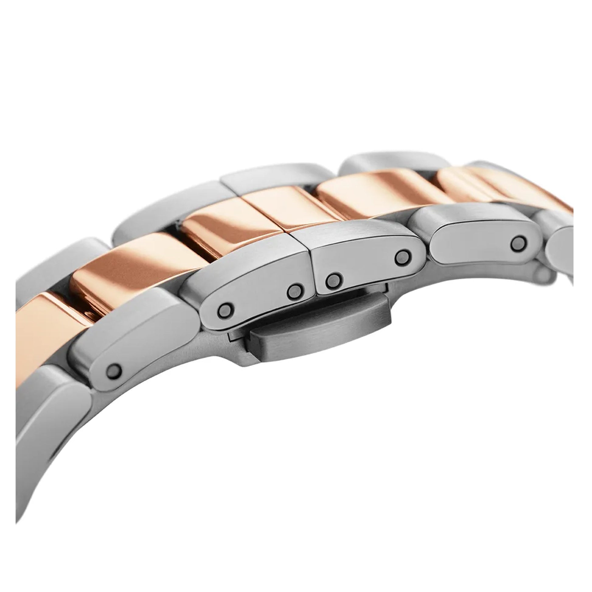  Shop Authentic Daniel Wellington Iconic Link White Dial Two Tone Steel Strap Watch For Women - DW00100358 - Luxxuri
