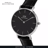  Shop Authentic Daniel Wellington Classic Petite Reading Black Dial Black Leather Strap Watch For Women - DW00100235 - Luxxuri