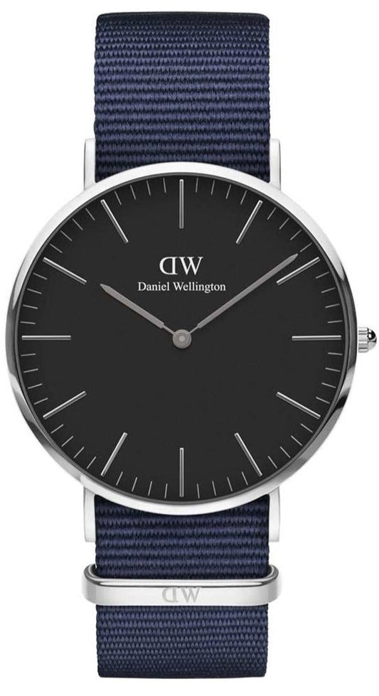  Shop Authentic Daniel Wellington Classic Bayswater Black Dial Black NATO Strap Watch For Men - DW00100278 - Luxxuri