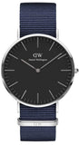  Shop Authentic Daniel Wellington Classic Bayswater Black Dial Black NATO Strap Watch For Men - DW00100278 - Luxxuri