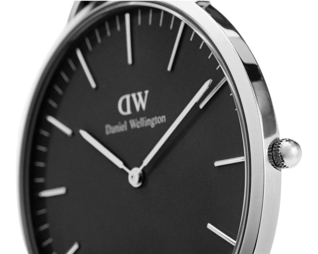  Shop Authentic Daniel Wellington Classic Sheffield Black Dial Black Leather Strap Watch For Men - DW00100133 - Luxxuri