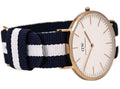  Shop Authentic Daniel Wellington Classic Glasgow White Dial Two Tone NATO Strap Watch for Men - DW00100004 - Luxxuri