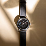  Shop Authentic Tommy Hilfiger Trent Chronograph Quartz Black Dial Black Leather Strap Watch For Men - 1791810 - Luxxuri