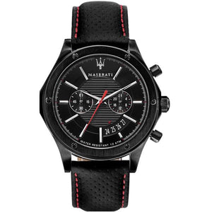  Shop Authentic Maserati Circuito Black Dial Black Leather Strap Watch For Men - R8871627004 - Luxxuri