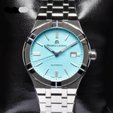  Shop Authentic Maurice Lacroix Aikon Automatic Limited Summer Edition Blue Dial Silver Steel Strap Watch For Men - AI6008-SS00F-431-1 - Luxxuri