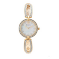  Shop Authentic Bulova Crystal Collection Mother of Pearl Dial Gold Steel Strap Watch for Women - 98L225 - Luxxuri