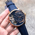  Shop Authentic Fossil Townsman Twist Skeleton Blue Dial Blue Leather Strap Watch for Men -  ME1138 - Luxxuri