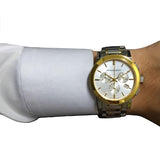  Shop Authentic Burberry The City White Dial Two Tone Steel Strap Watch for Men - BU9751 - Luxxuri
