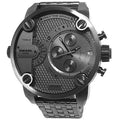  Shop Authentic Diesel Little Daddy Dual Time Chronograph Grey Dial Stainless Steel Strap Watch For Men - DZ7263 - Luxxuri