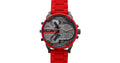  Shop Authentic Diesel Mr Daddy 2.0 Black Dial Red Steel Strap Watch For Men - DZ7370 - Luxxuri