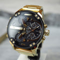  Shop Authentic Diesel Mr Daddy 2.0 Black Dial Gold Stainless Steel Watch For Men - DZ7333 - Luxxuri